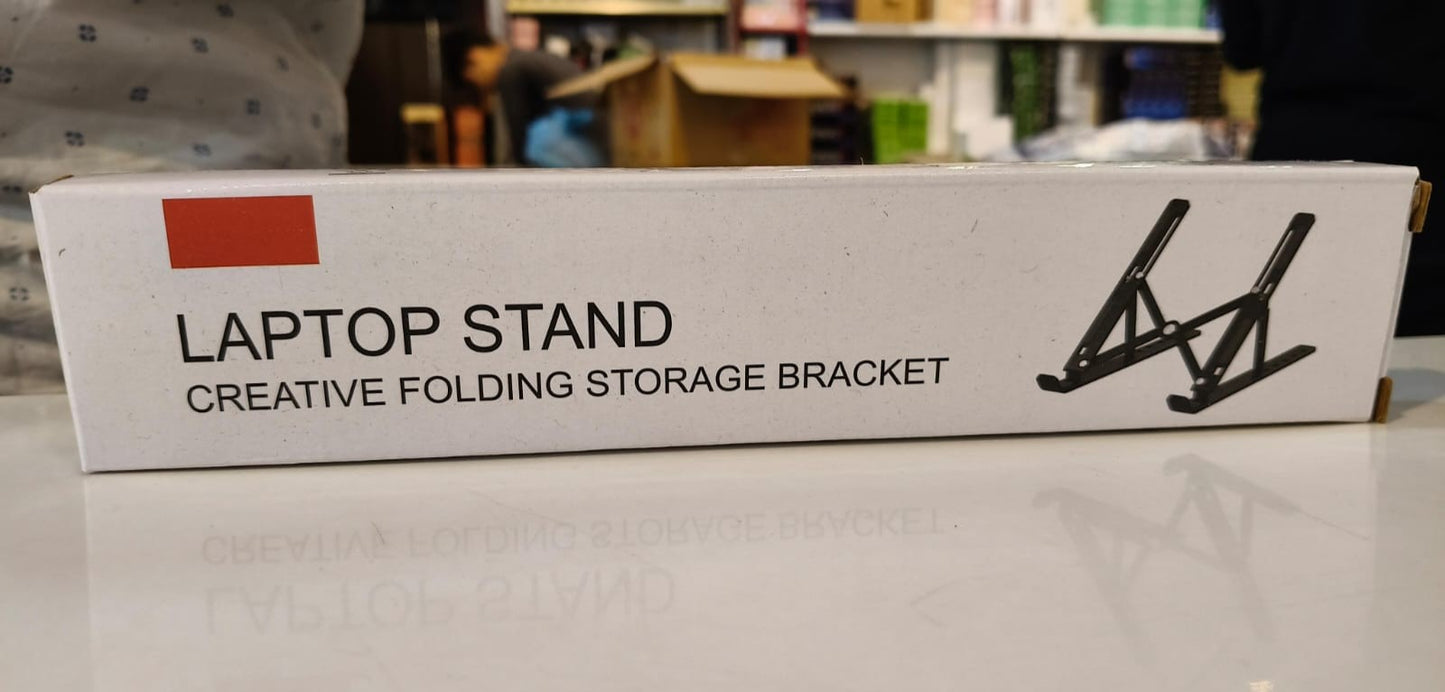 Adjustable Aluminum Laptop Stand | Foldable, Ergonomic & Portable