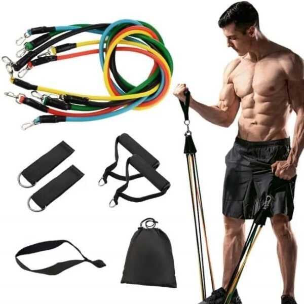 Premium Resistance Bands – Full Body Home Fitness