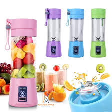FreshBlend™ Portable USB Juicer Blender – 6 Blades Smoothie Maker (380ml)