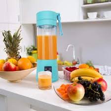 FreshBlend™ Portable USB Juicer Blender – 6 Blades Smoothie Maker (380ml)