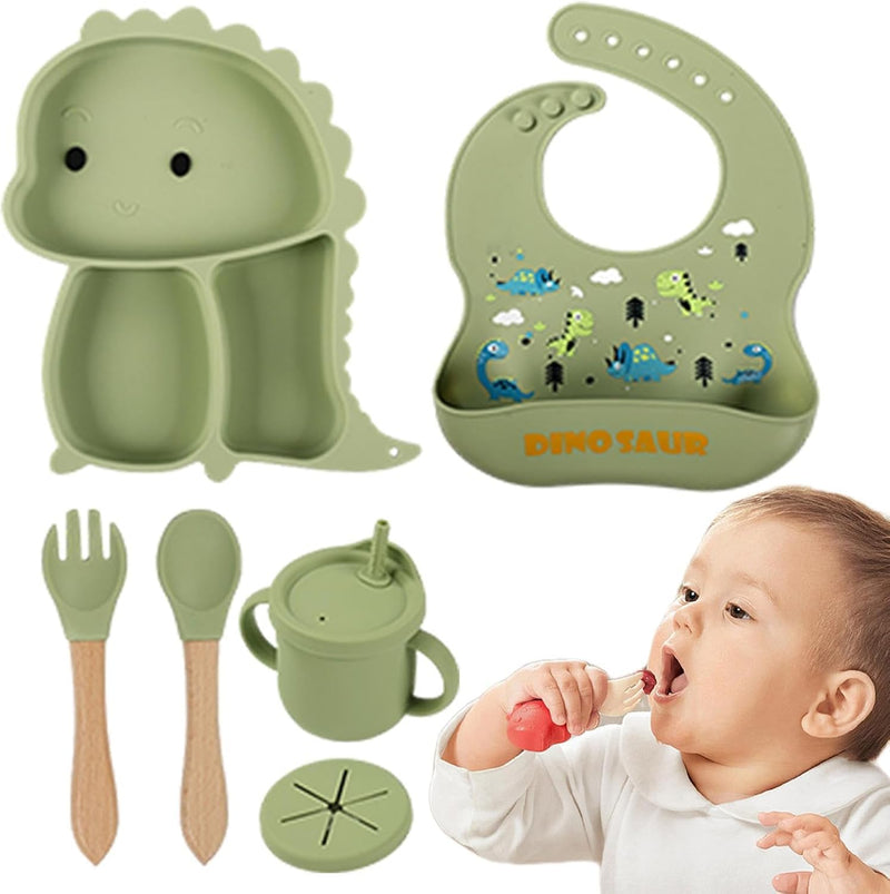 Baby Feeding Set – 8PCS Silicone Feeding Kit for Babies & Toddlers