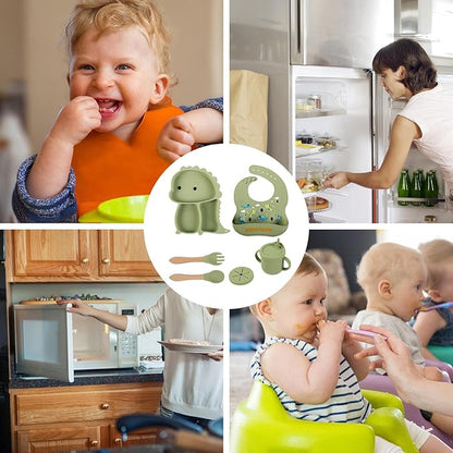 Baby Feeding Set – 8PCS Silicone Feeding Kit for Babies & Toddlers