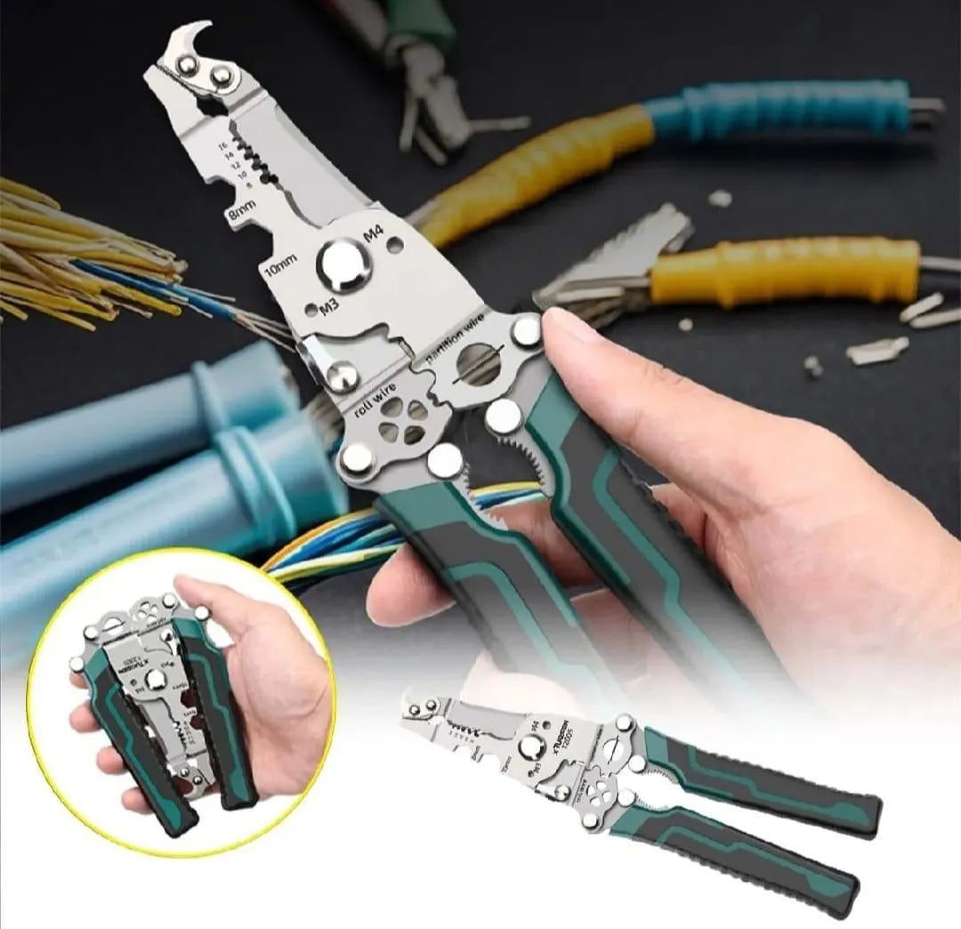 8 In 1 Wire Cutter & Cable Stripper – Premium Quality