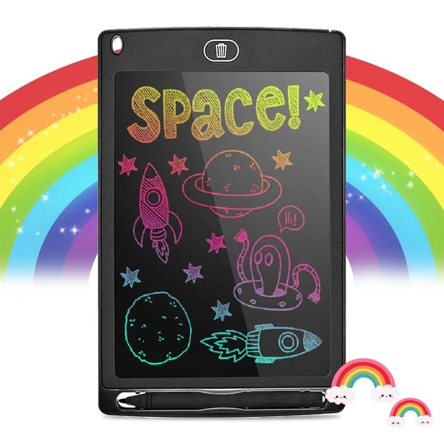 Kids LCD Writing Tablet | Reusable Drawing Board (Random Color)