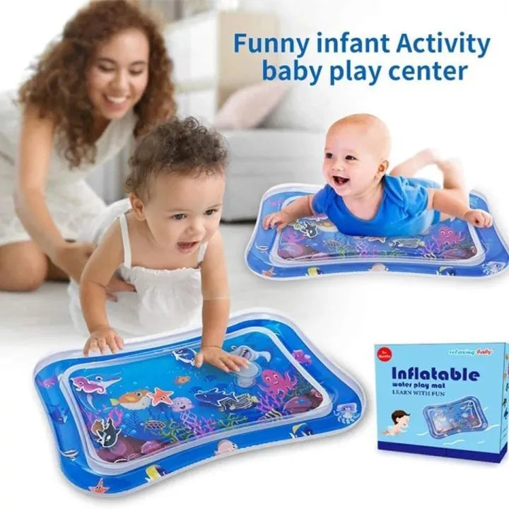 Inflatable Baby Water Play Mat | Tummy Time Activity Mat