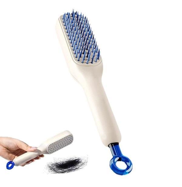 Anti-Tangle Self Cleaning Hair Brush