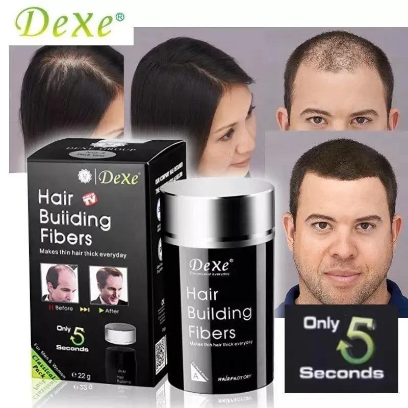 DEXE Hair Building Fibers – Black Matte Volume Boost