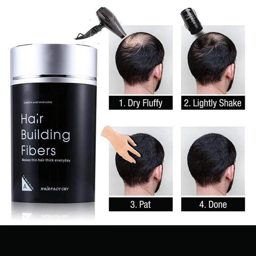DEXE Hair Building Fibers – Black Matte Volume Boost