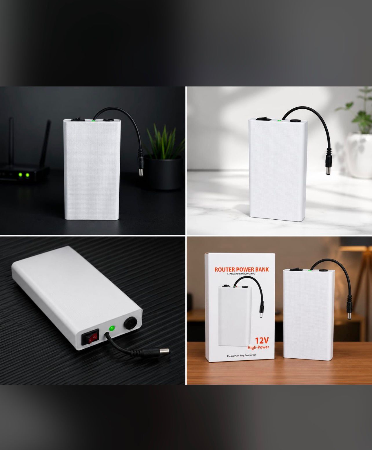 Mi 20000mAh Mini UPS for WiFi Router – 12V Power Backup